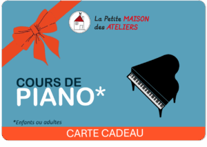 E-Carte cadeau Cours de piano